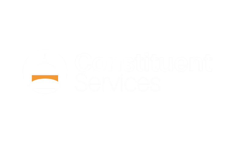 Constituent Services Logo | inverted