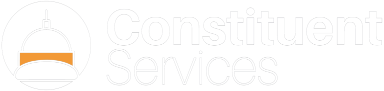 Constituent Services Logo | inverted